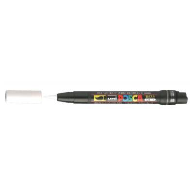 Marqueur pinceau brush pcf350 1-10mm blanc - POSCA