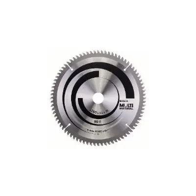 Lame de scie circulaire BOSCH MultiMaterial - Ø260 mm - 80 dents - 2608641204