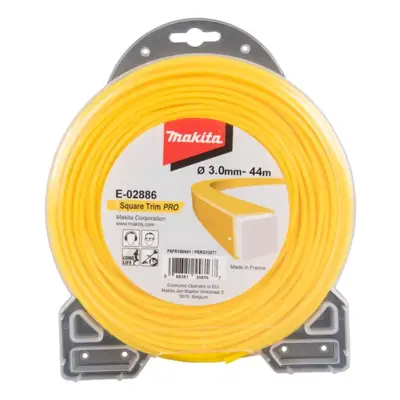 Fil carré Square Trim Pro MAKITA 3 mm x 44 m - E-02886