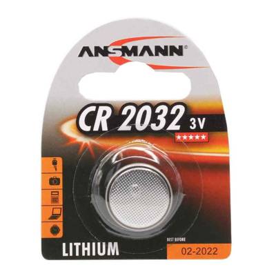 Pile Bouton au Lithium CR2032 - 3 volt - ANSMANN