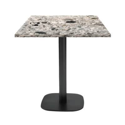 Table pied noir 70x70cm cepp - intérieur - RestooTab