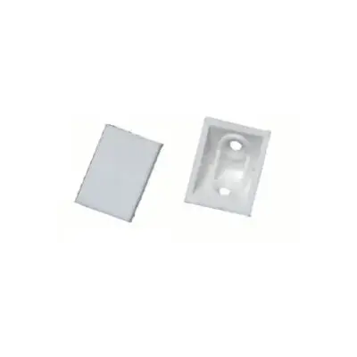 Taquet + Couvercle 01C blanc PRUNIER - Boite de 100 - STBS01C - PRUNIER SARL