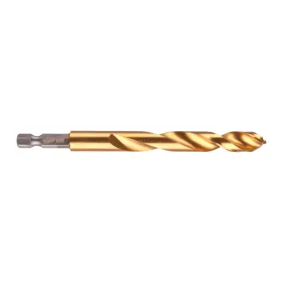 Foret métaux Shockwave HSS-G TiN Red Hex - Ø 10,2 x 121 mm - 1 pièce - MILWAUKEE - 4932471090
