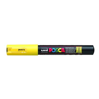 Marqueur pointe conique extra-fine pc1mc 0,7 - 1mm jaune - POSCA