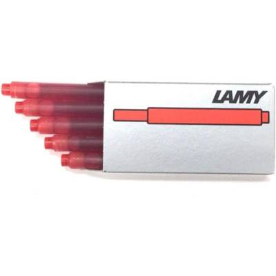 Pack 5 Cartouches d'encre Grande Capacité T10 Rouge - LAMY