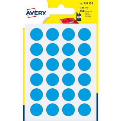 Sachet de 168 pastilles Ø15 mm. Ecriture manuelle. Coloris bleu. - AVERY