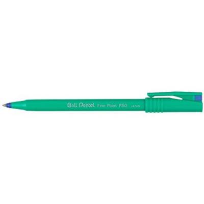 Roller encre Ball R50 Pointe Moyenne Bleu - PENTEL