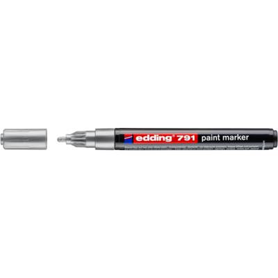 Marqueur Peinture 791 Argent Pointe Ronde 1-2 mm - EDDING