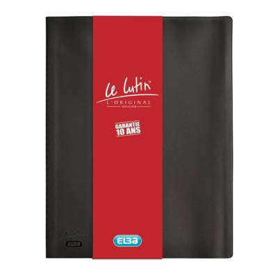 Protège-documents "Le Lutin Original" PVC 80 Pochettes 160 Vues Noir - OXFORD