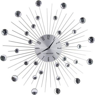 Horloge Murale Boston EHC002 Diam 13,5 / 50 cm Argent - ESPERANZA