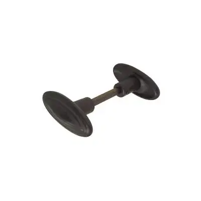 Bouton double ovale ROLLINGER Fonte époxy noir - C1902EN - ROLLINGER FONDERIES