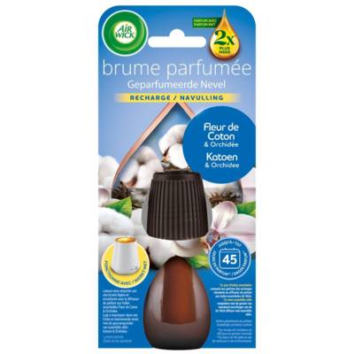 Recharge Diffuseur Brume Parfumée désodorisant Huiles essentielles Coton - AIR WICK