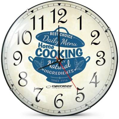Horloge Murale MARSEILLE D 30cm 1x pile AA (non incluse) - ESPERANZA