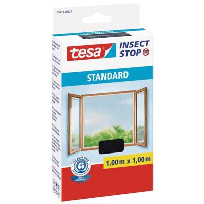 Moustiquaire STANDARD pour fenêre 1,00 m x 1,00 m Anthracite - TESA