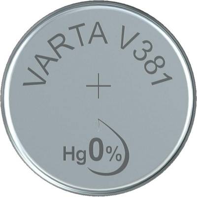 Pile oxyde argent pour montres V381 (SR55) SR1120SW 1,55 Volt - VARTA