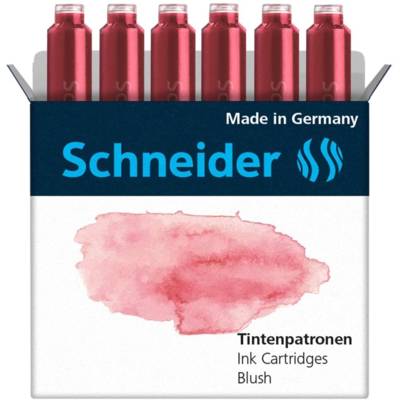 Etui de 6 Cartouches d'encre pour Stylo plume Pastel Blush - Schneider