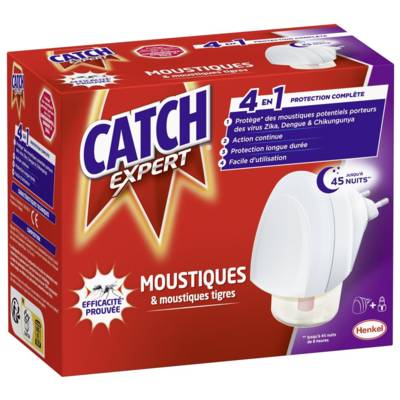 Diffuseur électrique Moustiques Répulsif 45 nuits - CATCH