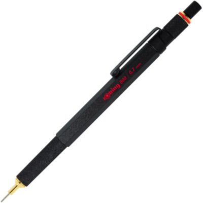 Porte mine mécanique rétractable 800 noir 0,7 mm - ROTRING