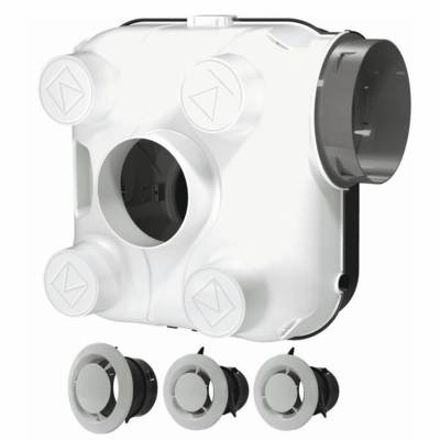 Kit VMC simple flux autoréglable CYTY'AIR HYGROCOMUT - Gedimat - AUTOGYRE