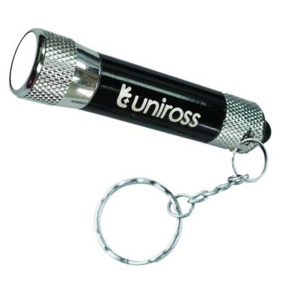 MINI Lampe de Poche LED Porte clés (3xLR44) - UNIROSS