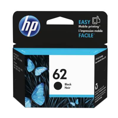 Cartouche Jet d'encre Originale N° 62 C2P04A Noir - HP