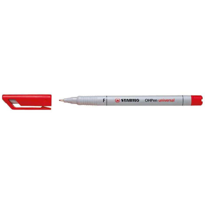 Feutre pour Transparent OHPen encre soluble Pte médium rouge - STABILO