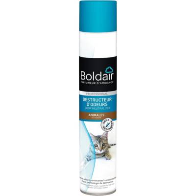 Désodorisant Destructeur d'odeurs animales - Pulvérisation sèche - 500 ml - BOLDAIR