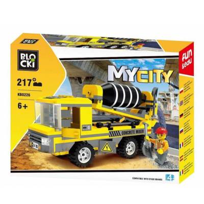 Jeu de Construction Camion de Ciment - BLOCKI