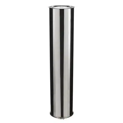 Tuyau inox 304 soudé 1000 Ø150 L.1000-150 EDI POUJOULAT - 31150005 - CHEMINEES POUJOULAT