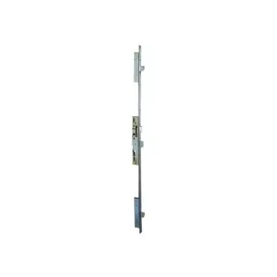 Serrure 3 points 92MTX METALUX pêne basculant 1/2 tour U7/45 mm - Sans gâche - F1U7450200 - METALUX SAS