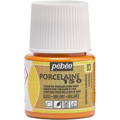 Flacon 45 ml Peinture P150 Porcelaine Coloris Safran - PÉBÉO