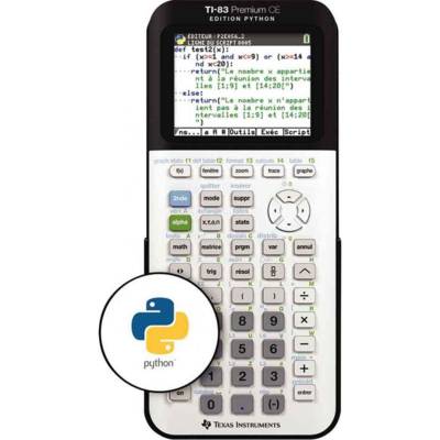 Calculatrice TI-83 Premium CE Edition Python - TEXAS INSTRUMENTS