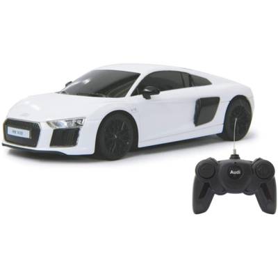 Véhicule radiocommandé Audi R8 1:24 2015 Blanc 27Mhz - JAMARA