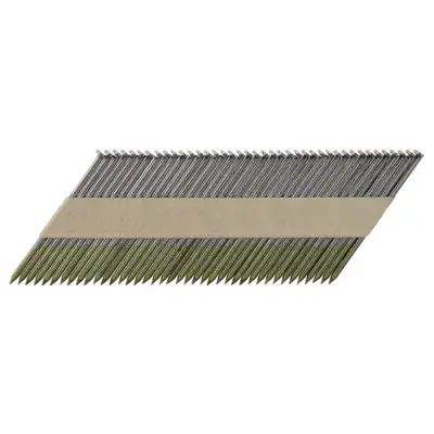 Clous 34° tête (D) lisses galvanisés à chaud cloueur pneumatique et gaz Alésage 3,1mm, Longueur 76mm, Qté 2000 - MAKITA - P-77132