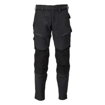 Pantalon de travail avec poches genouillères MASCOT Customized - 22379-311-Noir-37-82