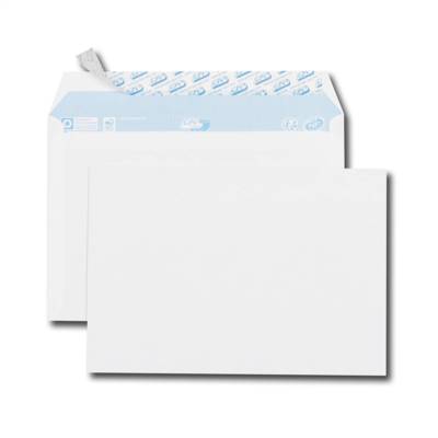 Boîte de 70 enveloppes blanches C5 162x229 80 g/m² bande de protection - GPV
