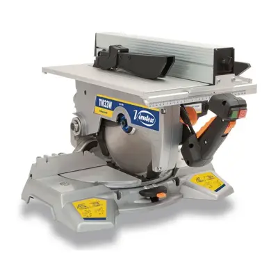 Scie à onglet TM33W version alu PVC guidage laser VIRUTEX - 3300400_AL