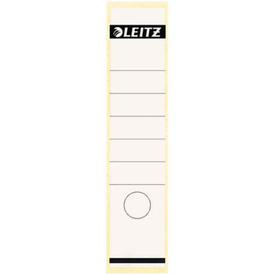 Etiquette autocollantes dos de classeurs 61 x 285 mm Blanche x10 - LEITZ