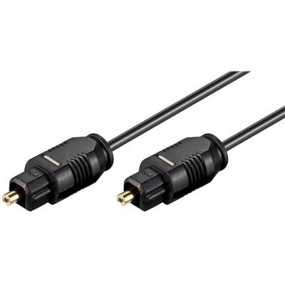 Câble audio numérique optique TosLink Ø 2,2 mm, 2 m, Noir - GOOBAY