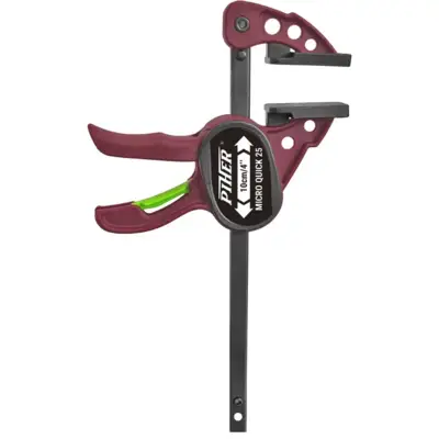 Paire de serre-joint Micro Quick PIHER - serrage max 10 cm - 52015