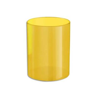 Pot à crayon corps plastique jaune - WONDAY