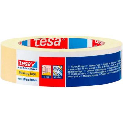 Ruban tesaKREPP masquage supérieur (papier lisse) chamois 50m x 30mm