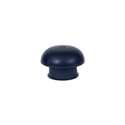 Chapeau de ventilation simple avec moustiquaire NICOLL pour tuyau PVC diam.100mm coloris ardoise - Gedimat
