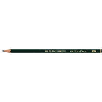 Crayon papier 9000 hexagonal mine 2mm 4H - Faber-Castell