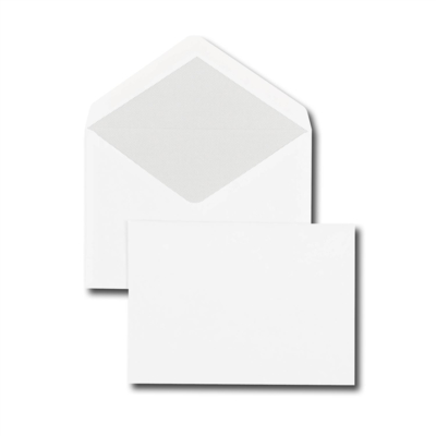 Boîte de 500 enveloppes blanches C6 114x162 80 g/m² gommées - GPV