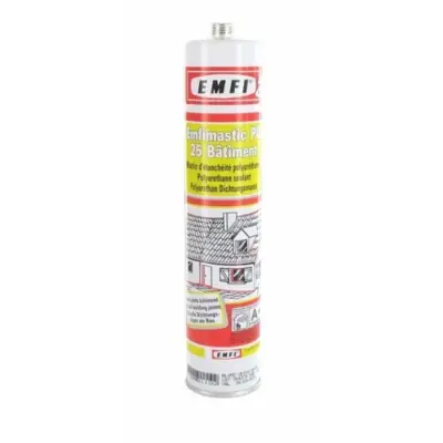Mastic polyuréthane PU25 EMFI - Sable - Cartouche 300 ml - 74064HE085