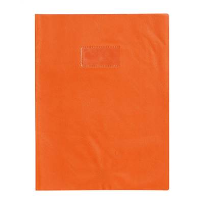 Protège-cahier 20/100ème 21x29,7 orange - CLAIREFONTAINE