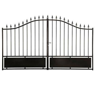 Portail MONTARGIS battant fer - noir - L.4 x H.1.85m - Gedimat