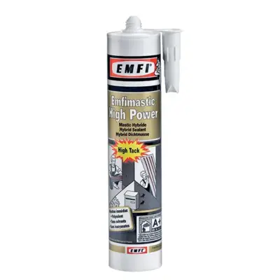 Mastic Hybride Polymere HIGH POWER Cartouche de 290ML Blanc - 75035BE003 - EMFI