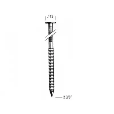 RH31R90G50 Pointe annelée galva - L. 90 mm - Boîte de 2000 - BOSTITCH